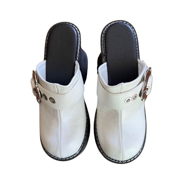 dElias by Dolls Kill Morning Gathering Platform Clogs Size 8 - Picture 4 of 8